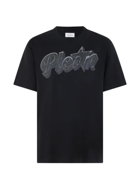 Philipp Plein round neck graphic T-shirt Black PAFCMTK9056PJY002N