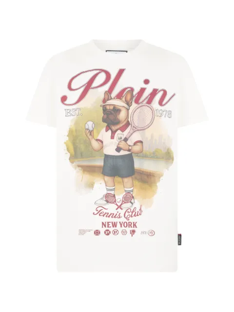 Philipp Plein round neck graphic T-shirt White PAFCMTK9006PJY002N