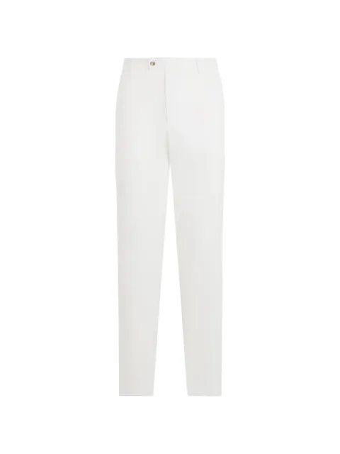 Philipp Plein linen Joy fit trousers White PAFCMRT1704PTE105N