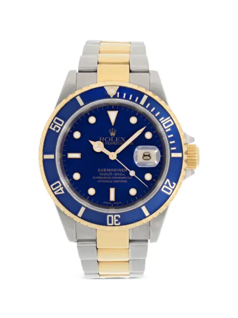 Rolex Submariner 40mm watch Blue 16613