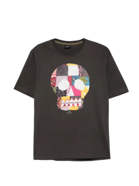 PS Paul Smith Fabric Skull print T-shirt Grey M2R011RVP5794