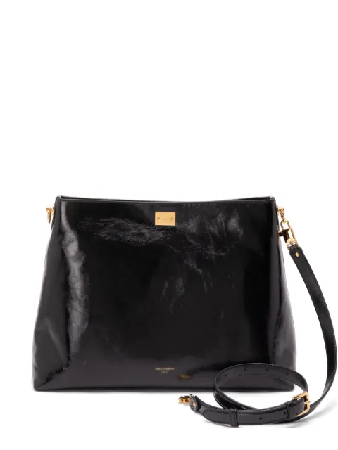 Dolce & Gabbana large Vittoria shoulder bag Black BB7942AZ000