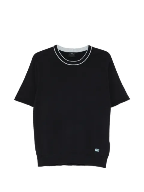 PS Paul Smith logo-embroidered T-shirt Blue M2R819ZV22594