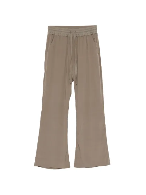 Kristensen Du Nord drawstring-fastening trousers Green M124