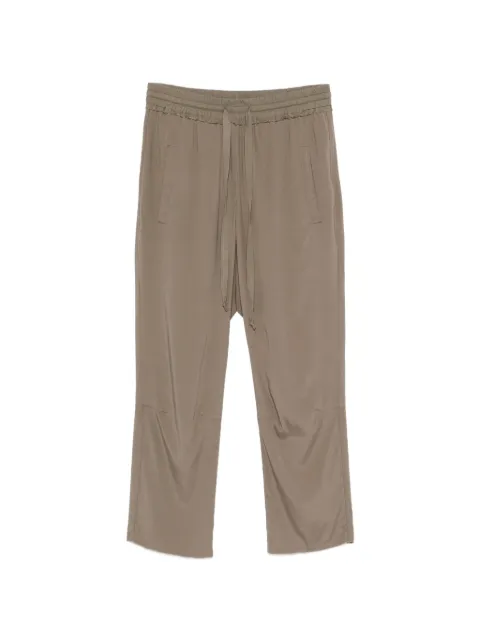 Kristensen Du Nord drawstring-fastening trousers Green M119
