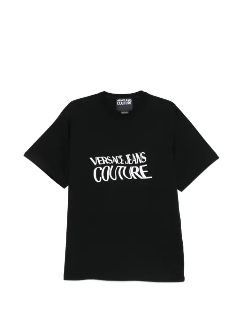 Versace Jeans Couture Logo Liquify T-shirt Black 80GAHE04CJ00E