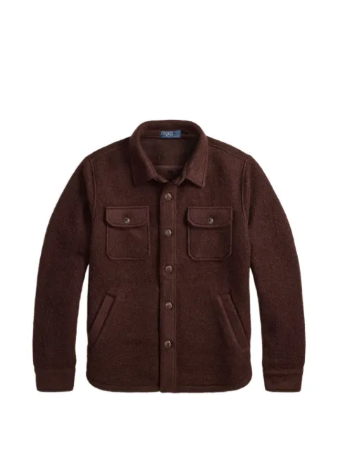 Polo Ralph Lauren felted shirt jacket Brown 710P04962001