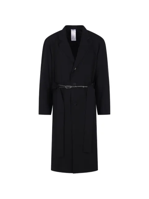 Magliano belted cotton coat Black V8800580999