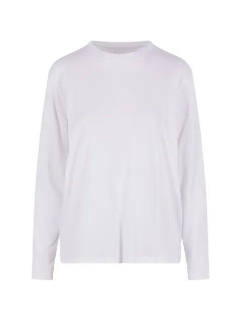 THIBAULT VAN DER STRAETE crew-neck long-sleeve T-shirt White SS25TS02WHITE