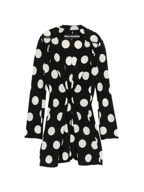 Junya Watanabe polka dot jacket Blue JQJ031