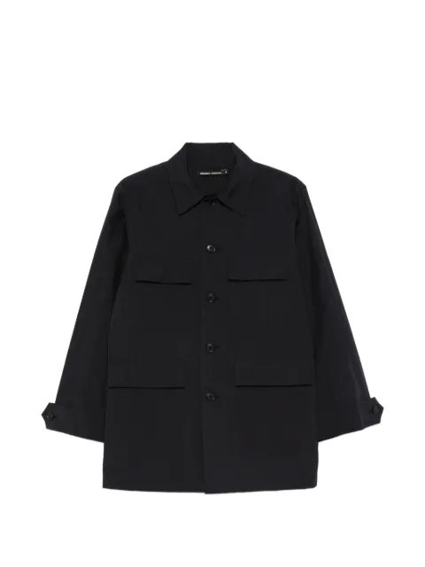 nicholson & nicholson multi-pocket shirt jacket Blue MONTYW