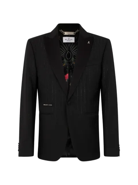 Philipp Plein blazer Lord fit degrade stones Black PAFCMRF2112PTE022N