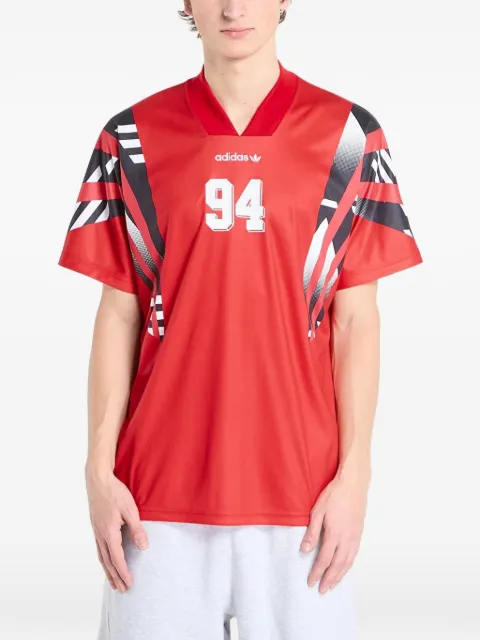 adidas Santiago V-neck jersey T-shirt Red KS5501