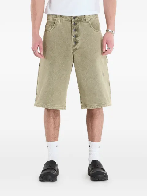 ROA Ash canvas shorts Green YBMW059FA55
