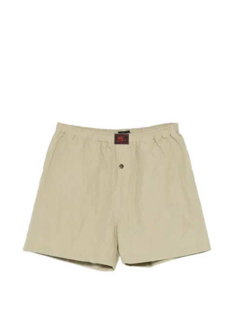 Willy Chavarria elasticated-waist shorts Green WCUND0017
