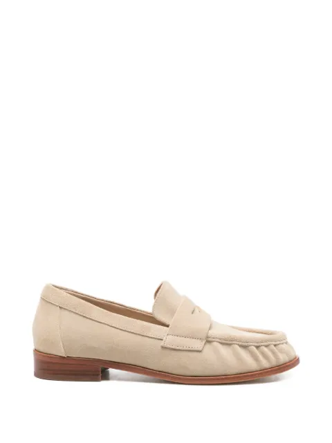 strategia shoes penny suede loafers Neutrals A6101X