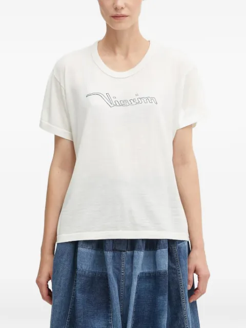 visvim logo-print T-shirt White 325105010006