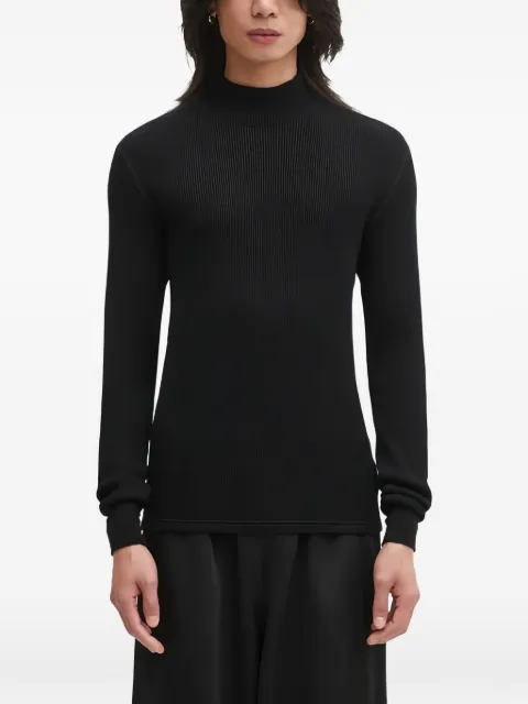 visvim ribbed roll-neck jumper Black 125205010006