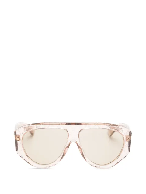 Gucci Eyewear GG monogram pilot-frame sunglasses Neutrals GG2128S