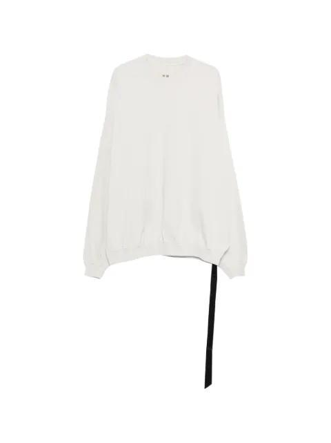 Rick Owens DRKSHDW Hun tie-detail sweatshirt Neutrals DU01F4267RIGP