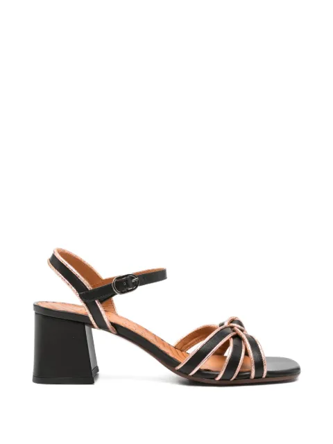 Chie Mihara Leilah knot-detail crossover sandals Black LEILAH