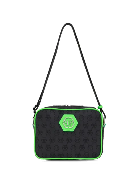 Philipp Plein belt bag jacquard monogram Black PAFAMBA1544PTE021N