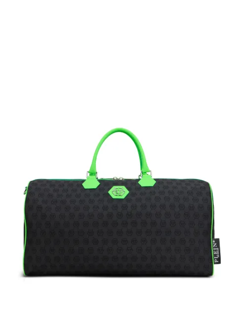 Philipp Plein weekend bag jacquard monogram Black PAFAMBA1545PTE003N