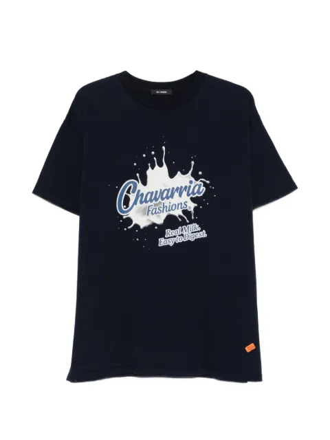 Willy Chavarria graphic T-shirt Blue WCJSY0203