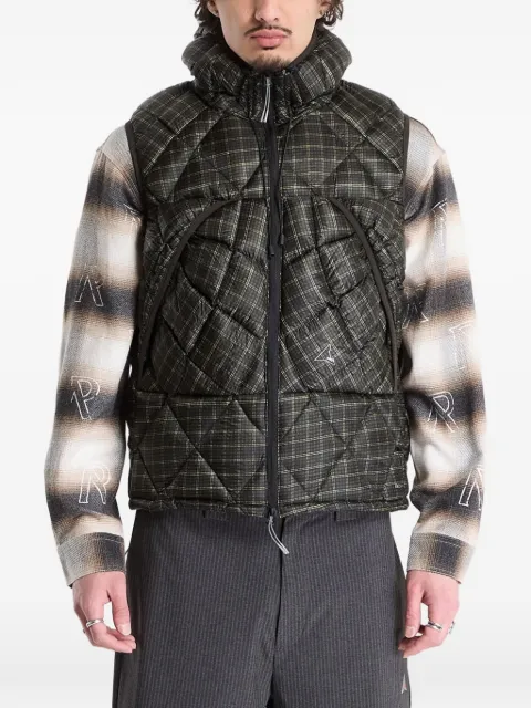 ROA hooded down gilet Grey YBMW030FA27ANT0001