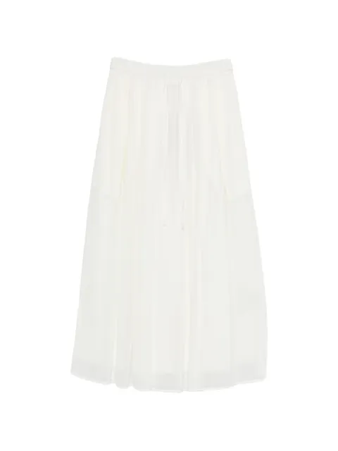 Kristensen Du Nord drawstring-fastening skirt White M104