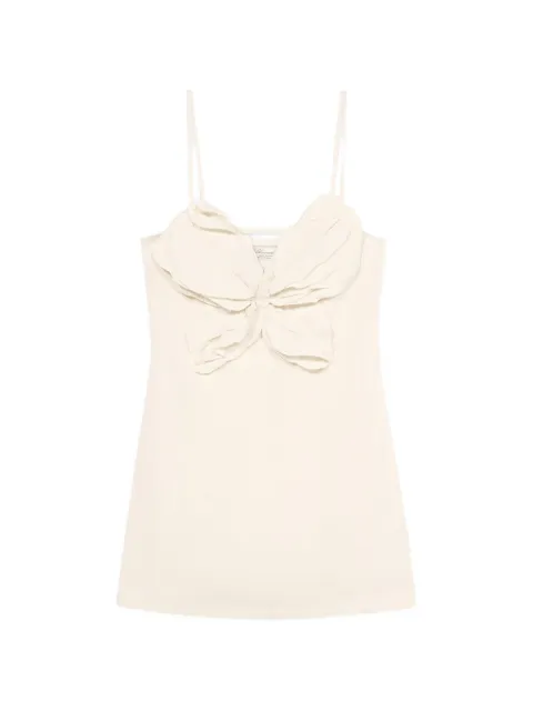 Blumarine butterfly-applioqué mini dress Neutrals 4A476A