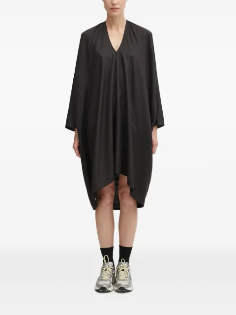 visvim Ruana V-neck dress Black 325105017004
