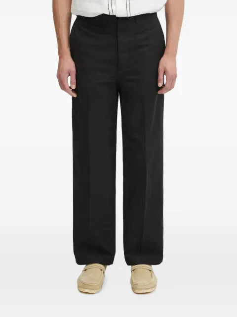visvim straight-leg trousers Black 125105008008