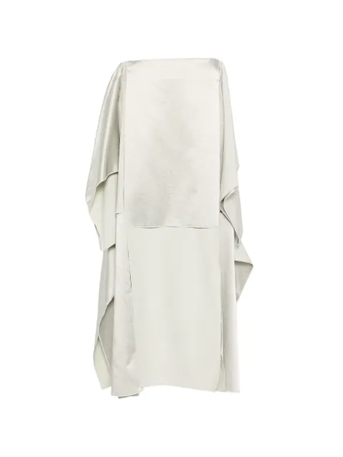 Niccolò Pasqualetti Pannello maxi skirt Green NP09S056