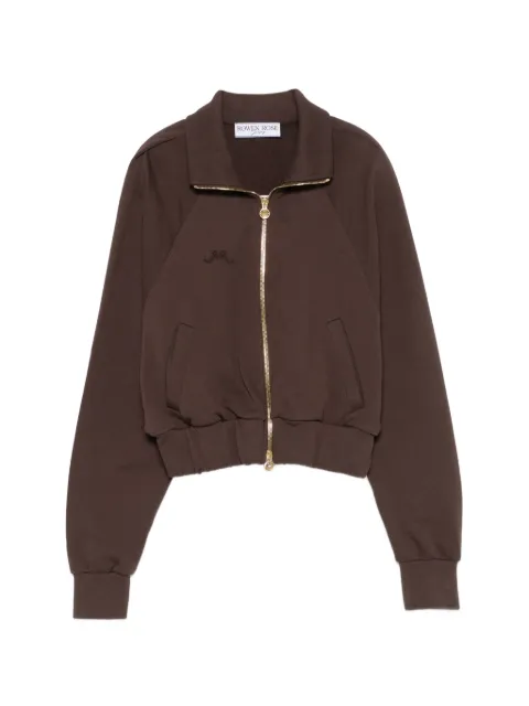 Rowen Rose zip-fastening sweatshirt Brown RRJ445S