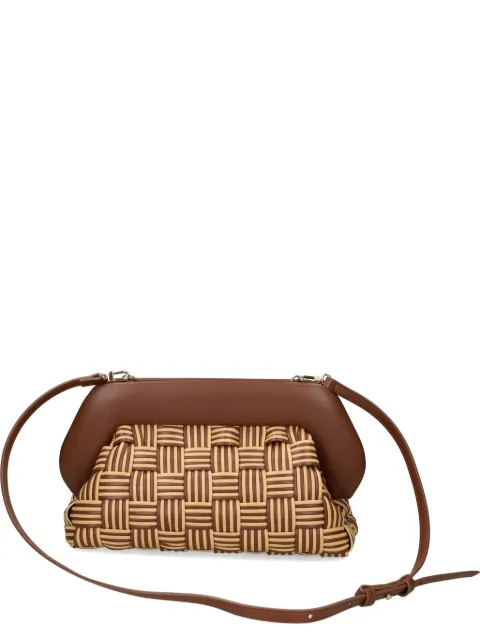 Themoirè woven clutch bag Brown 261WTMB00OIVF