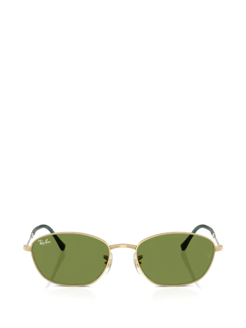 Ray-Ban oval-frame sunglasses Gold RB37490014E