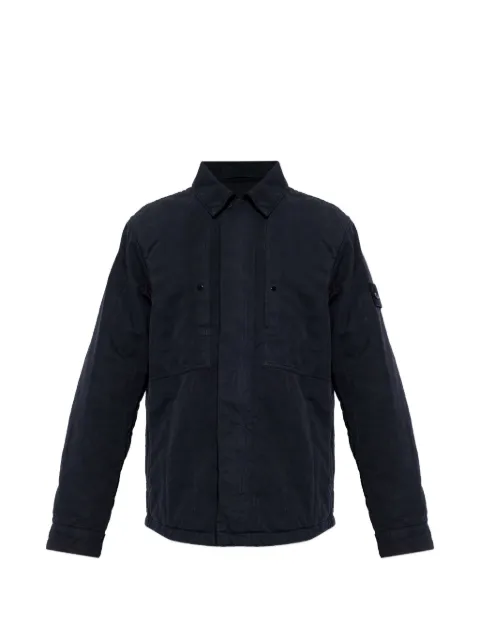 Stone Island Ghost button-patch jacket Blue L1S154100038S0F34