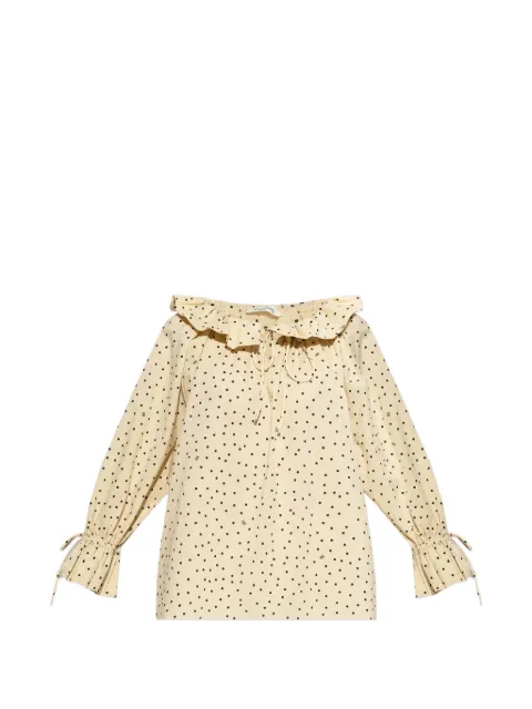 By Malene Birger Dicte Voile blouse Neutrals 104131