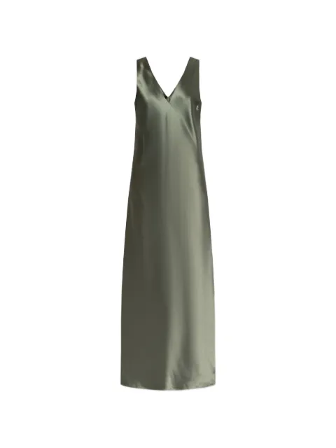 By Malene Birger Levita V-neck dress Green 103930