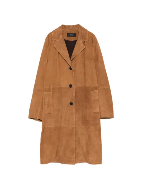 Arma Jella suede coat Brown 006L261031