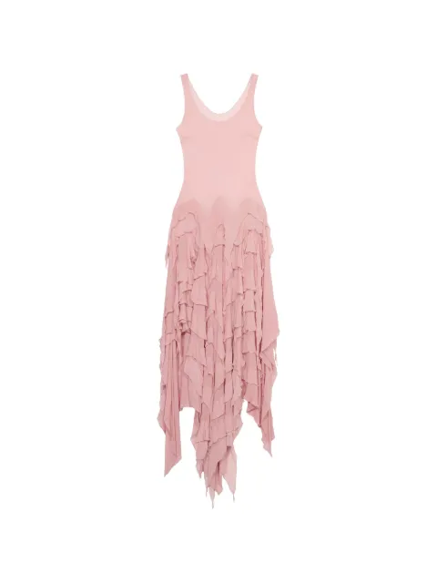 Blumarine ruffled maxi dress Pink 4A442A