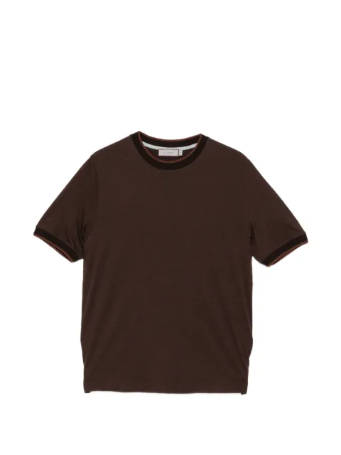 Canali crewneck T-shirt Brown MJ02241T0924501