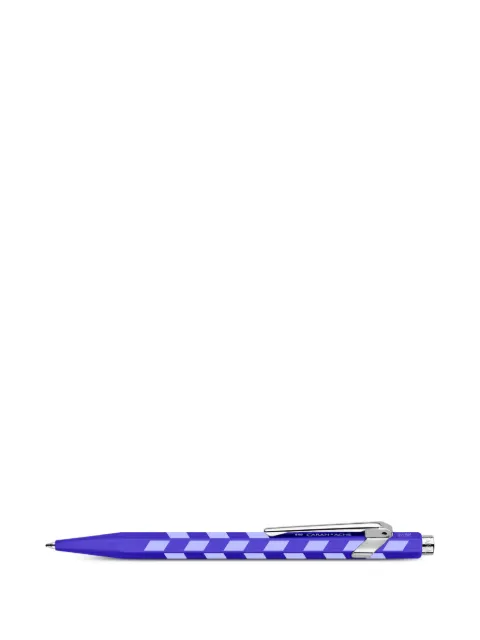 Caran d'Ache 849™ Mosaic geometric-pattern pen Blue CDMPNM849602