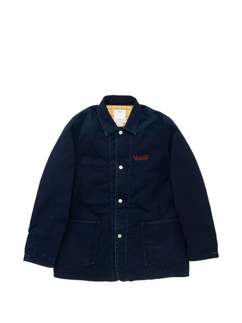 visvim indigo logo jacket Blue 126105013003