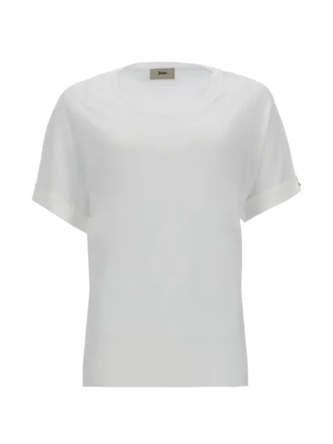 Herno cuffed sleeve T-shirt White JG000312D520561000