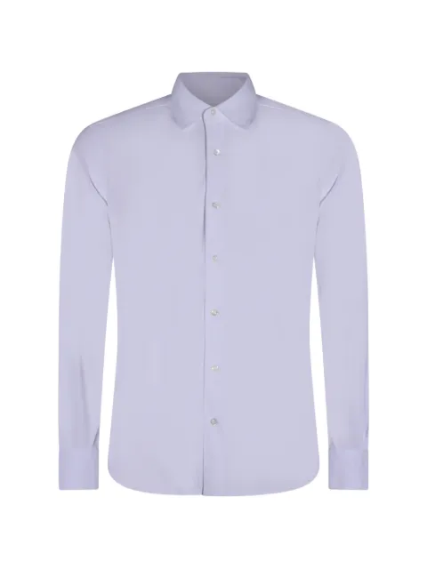 Mazzarelli buttoned shirt Purple FREETIMEUNI1