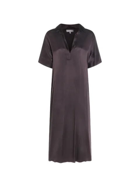 Antonelli V-neck slit midi dress Purple L6579Q794576