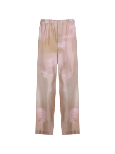 Fabiana Filippi printed elasticated trousers Neutrals PAD276F806D972VR1