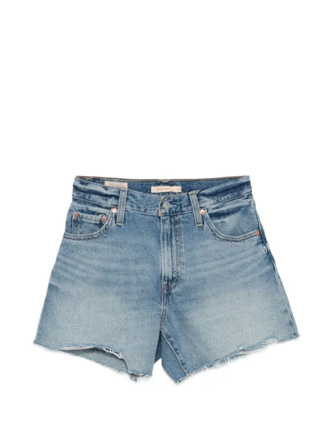 Levi's frayed denim shorts Blue 005DS0001